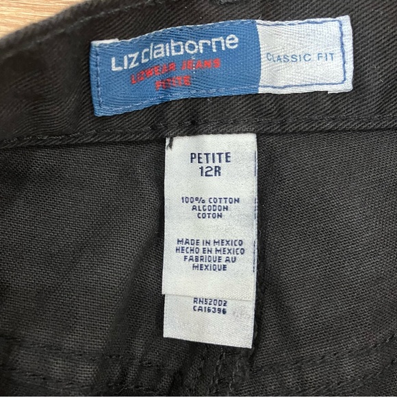 NWT Vintage (Lizwear) Liz Claiborne Black Jeans - Picture 6 of 10